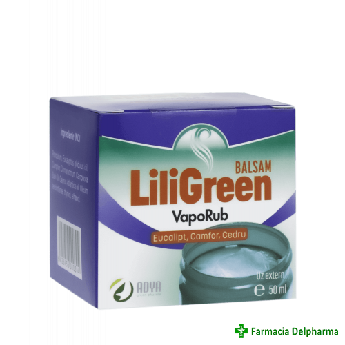 VapoRub balsam LiliGreen x 50 ml, Adya